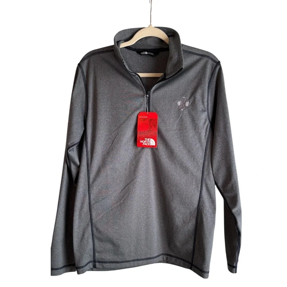The North Face Men's Tech 1/4 Zip Pullover in Urban Navy Heather sz S